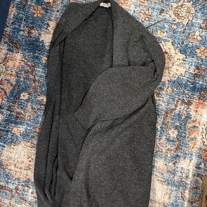 H&M Charcoal Knit Long Cardigan